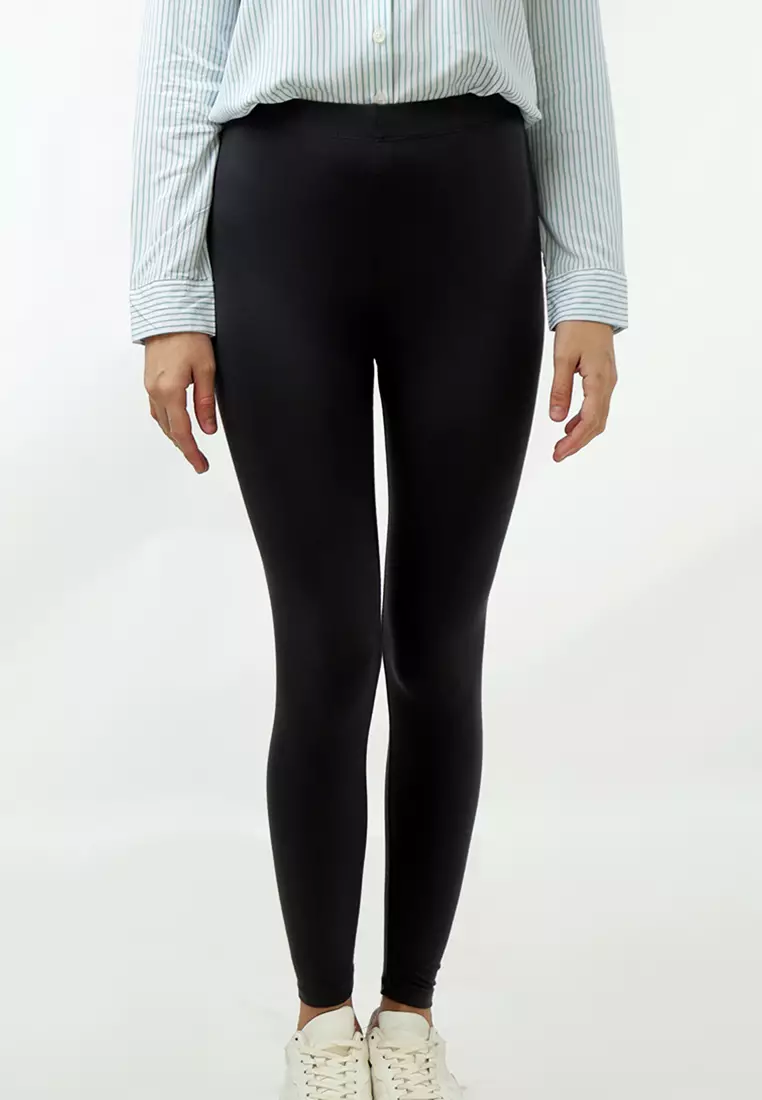 Buy Topshop women petite stretchable leggings pants black Online