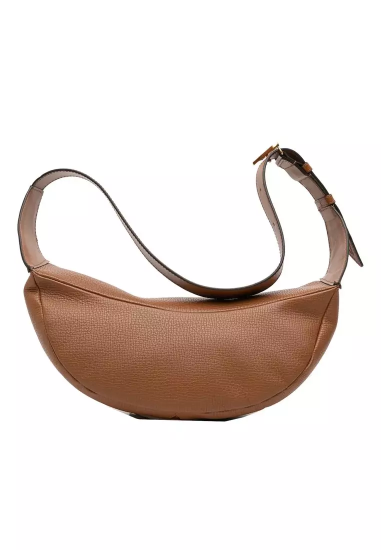Pre-Loved Versace Leather V Greca Signature Belt Bag