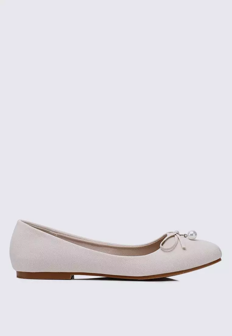 Discount on My Ballerine  shoes - SKU: My Ballerine Gem Comfy Ballerina In Nude