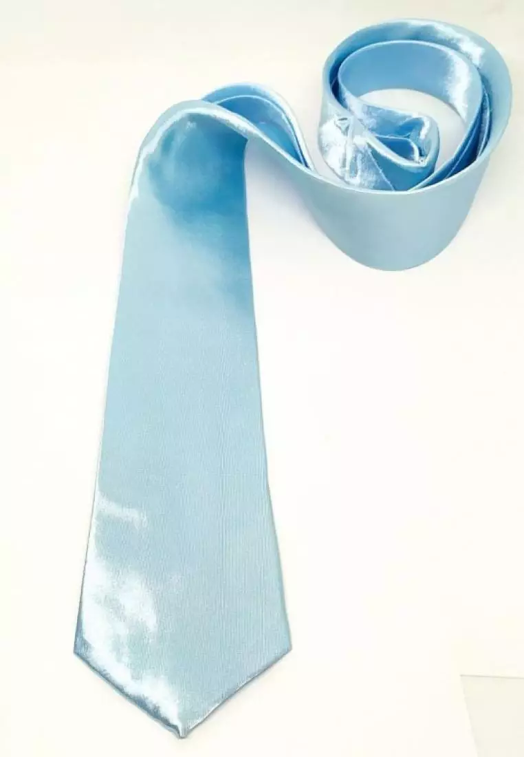 Houseofcuff Dasi Neck Tie Motif Sky Blue Neck Tie