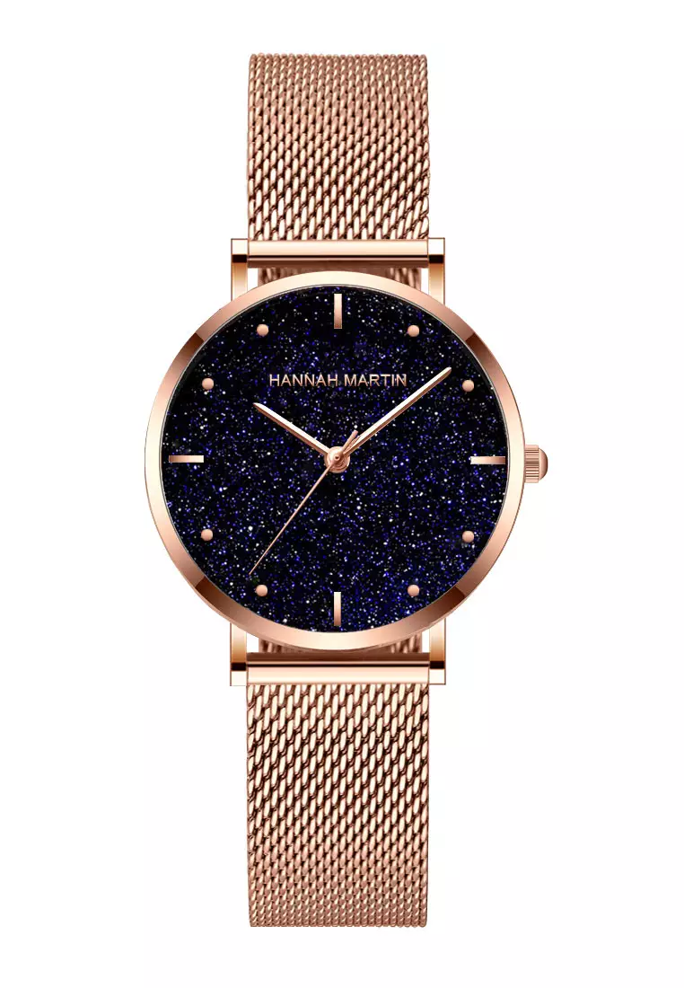 Hannah Martin Classic Crystalline Women Quartz Watch