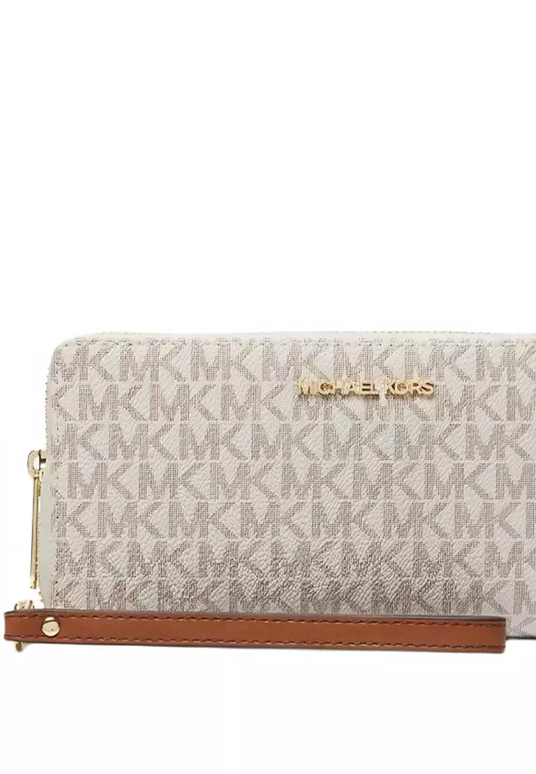 Jet Set 女士錢包香草白 35F8GTVT3B