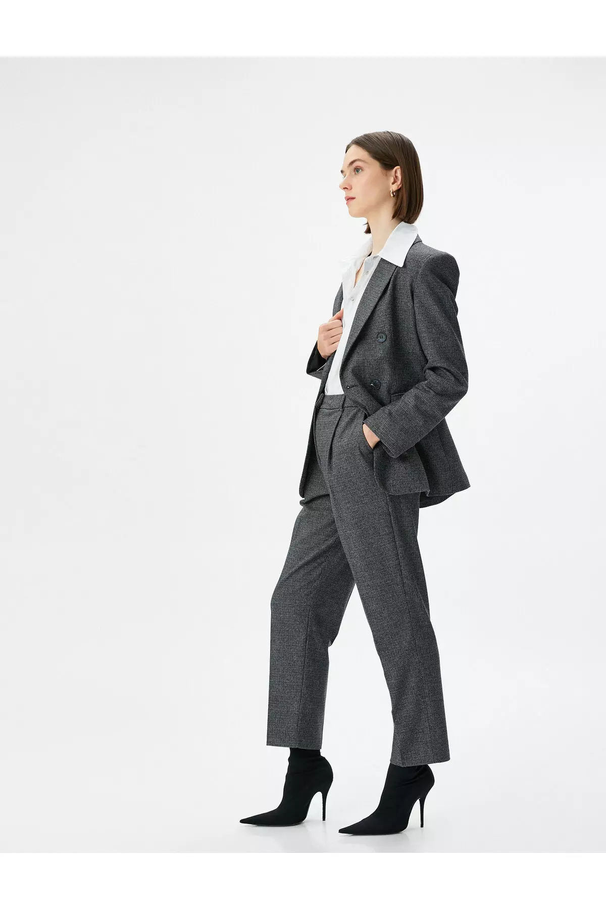Carrot Balloon Pant With Blazer Buy KOTON Carrot Trousers Normal