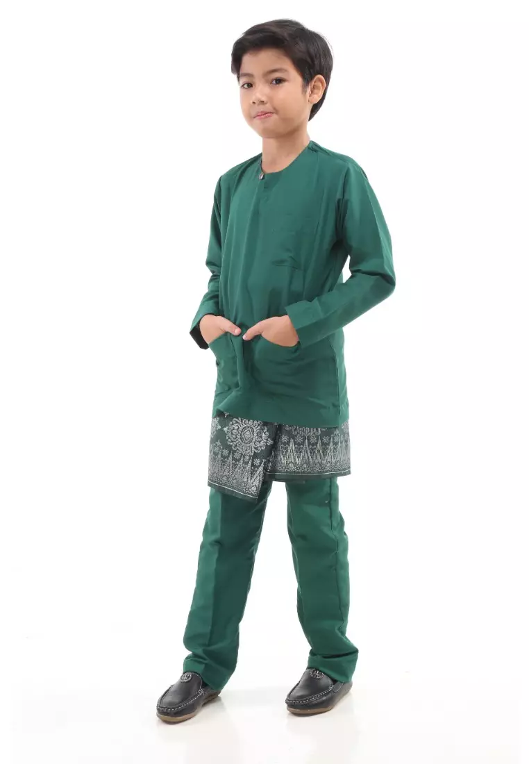 Baju Melayu Moden Teluk Belanga For Kids
