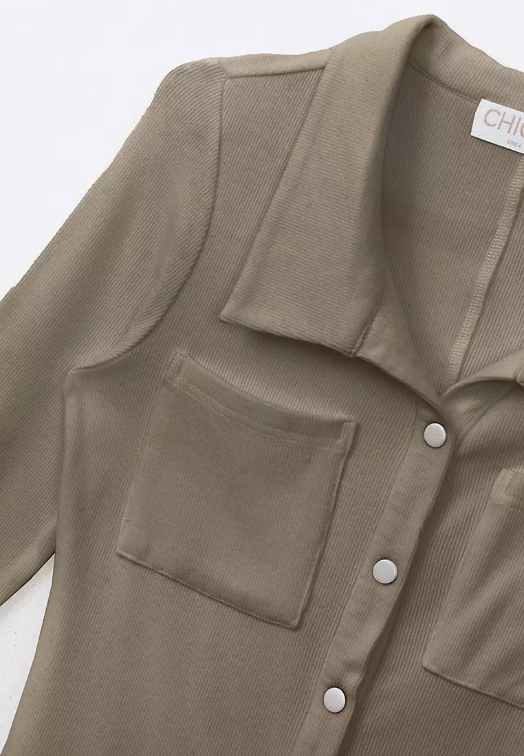 Double Pocket Long Sleeve Shirt