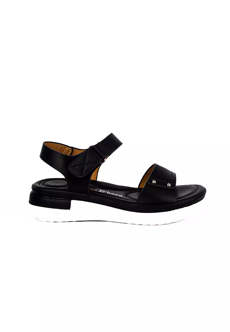 Discount on Mario D' boro Runway  shoes - SKU: Women's Flats Sandals LX 26368 Black C49