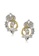 estele gold Estele Gold & Rhodium Plated CZ Flower Stud Earrings for Women 3A028AC651E2CAGS_2