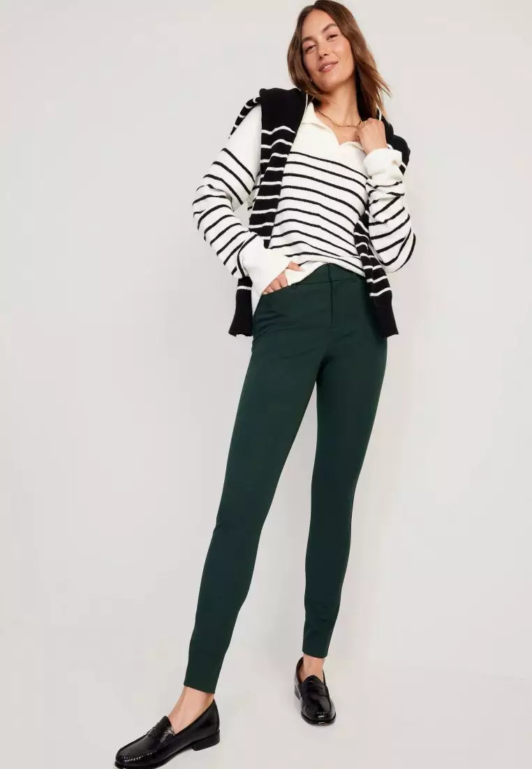 High-Waisted Pixie Skinny Ankle Pants