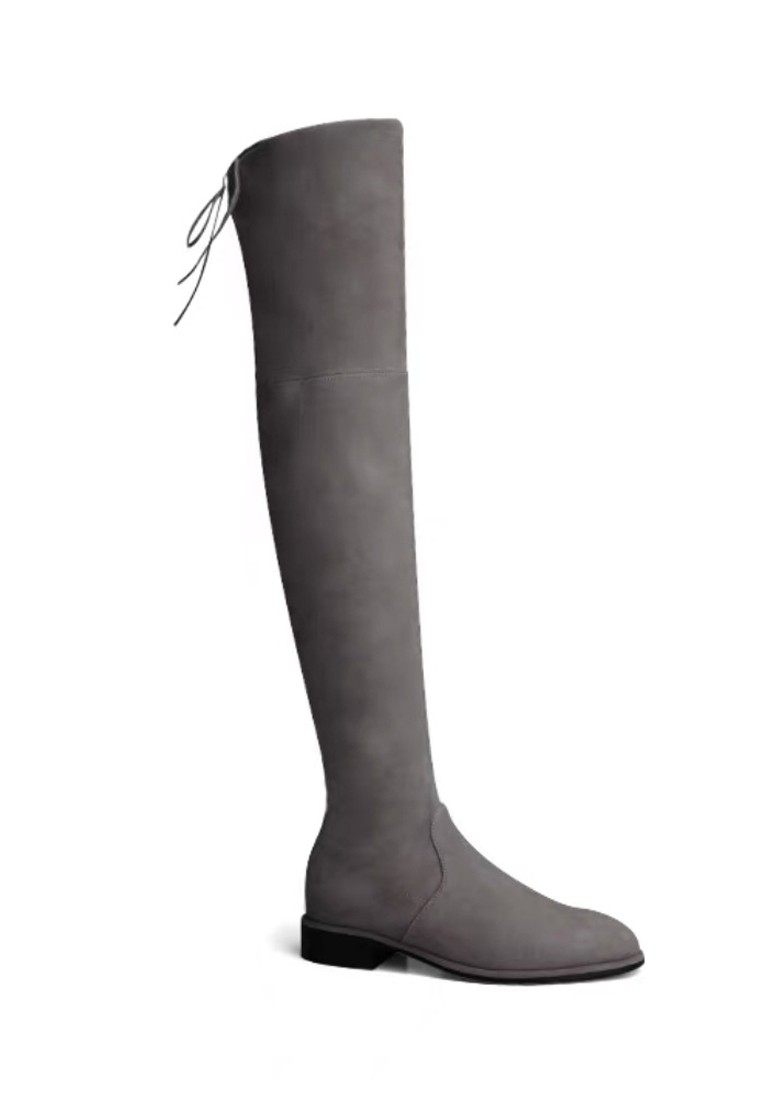 2.5CM Supper Skinny Elastic Suede Fabric Over Knee Boots XW5050-2