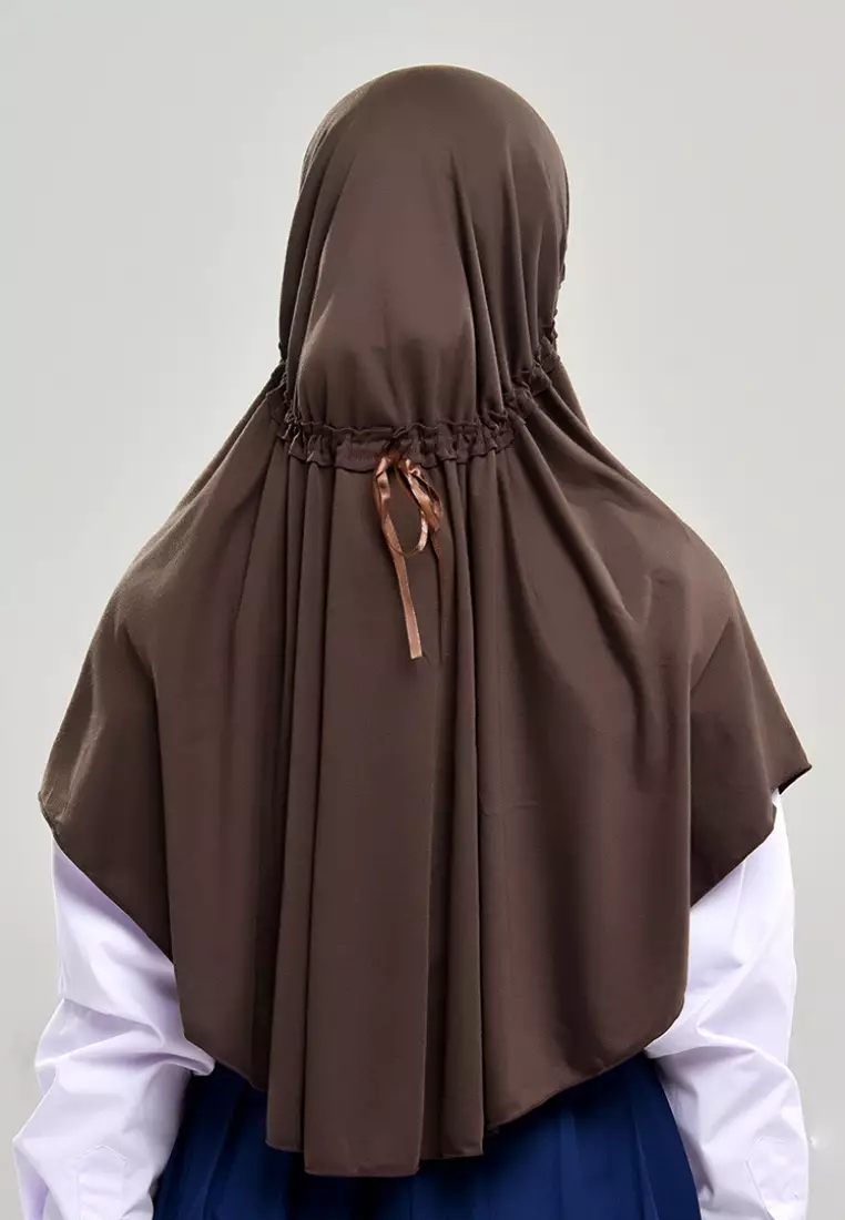 Rabbani - Kerudung Sekolah Instan Innova Lx - Brown