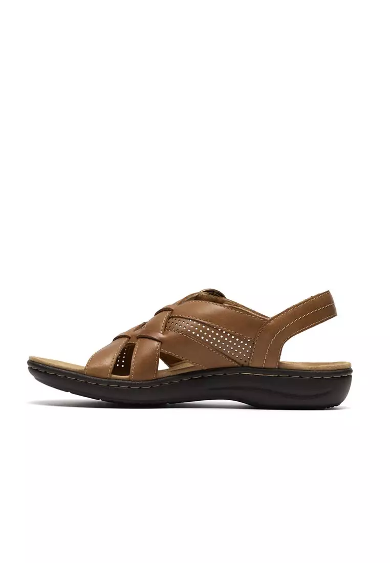 Womens Laurieann Mae Sandals Tan Leather - Wide Fit