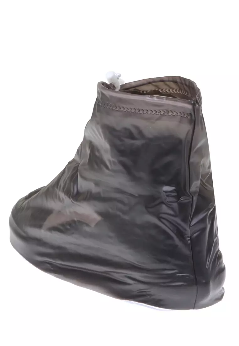Bells Cover Hujan Sepatu Waterproof Semi Transparent Material PVC ORIGINAL - Coffee