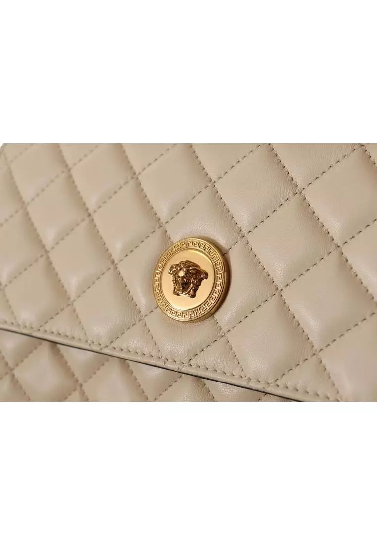 Quilted medusa evening best sale bag