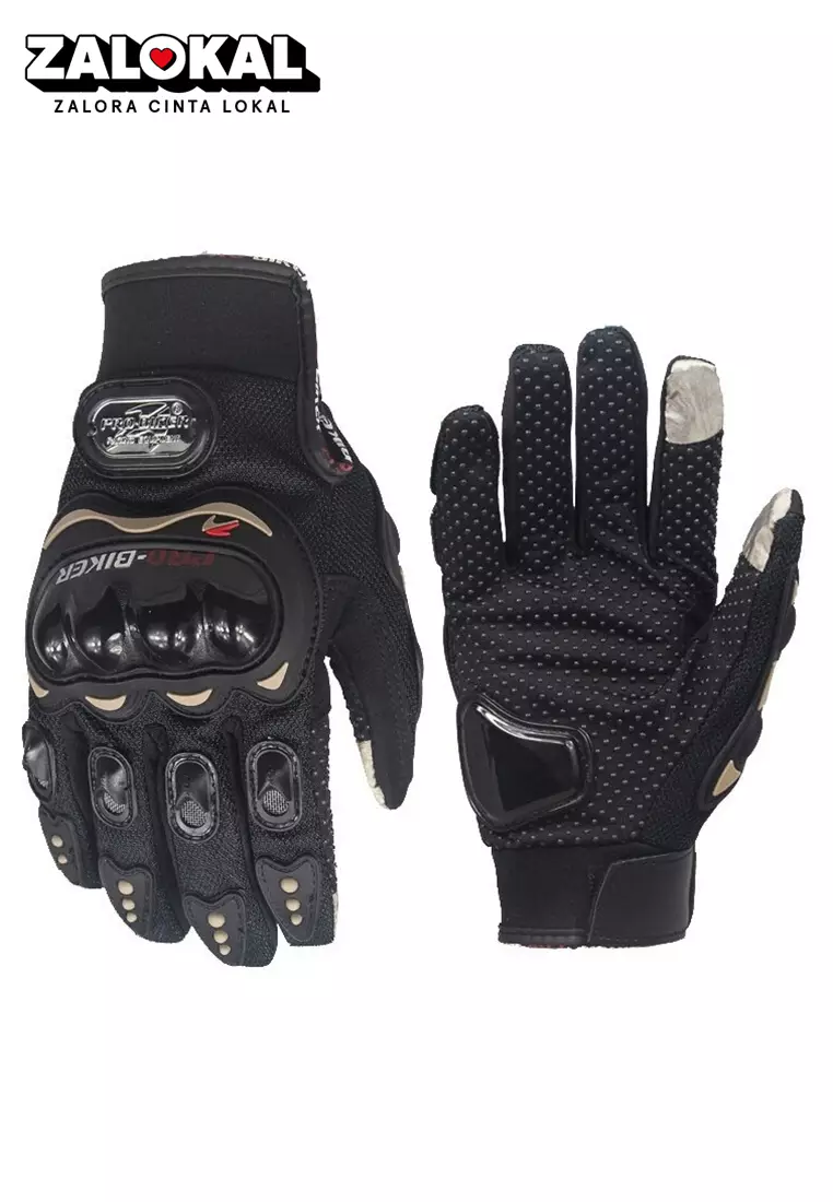 Sarung Tangan Motor dengan Touch Screen Size XL Material Cotton ORIGINAL