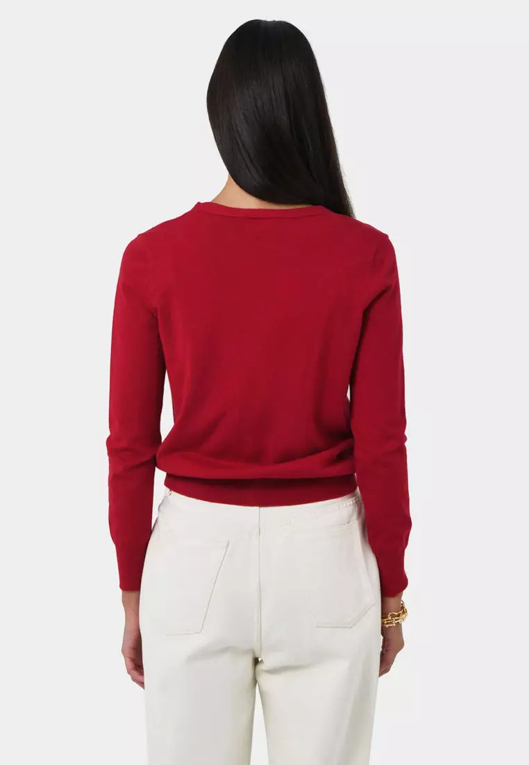 Nicolette V-Neck Knit Cardigan