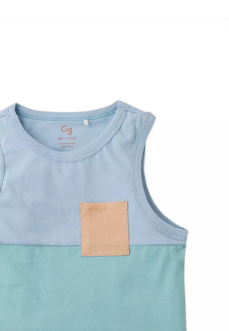 Soren Colorblock Tank With Pocket