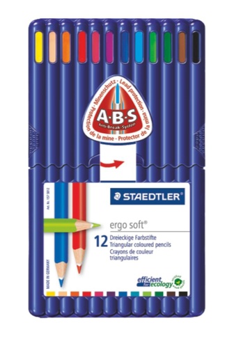 Buy Staedtler Staedtler Ergo Soft Triangular Coloured Pencils 12 Colours Full Length Online Zalora Malaysia