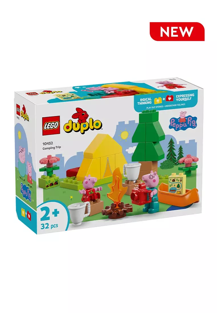 DUPLO 10452 Camping Trip, Age 2+, Building Blocks, 2025 (32pcs)