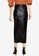 MISSGUIDED black Split Front Midaxi Skirt 033E7AA2358922GS_2