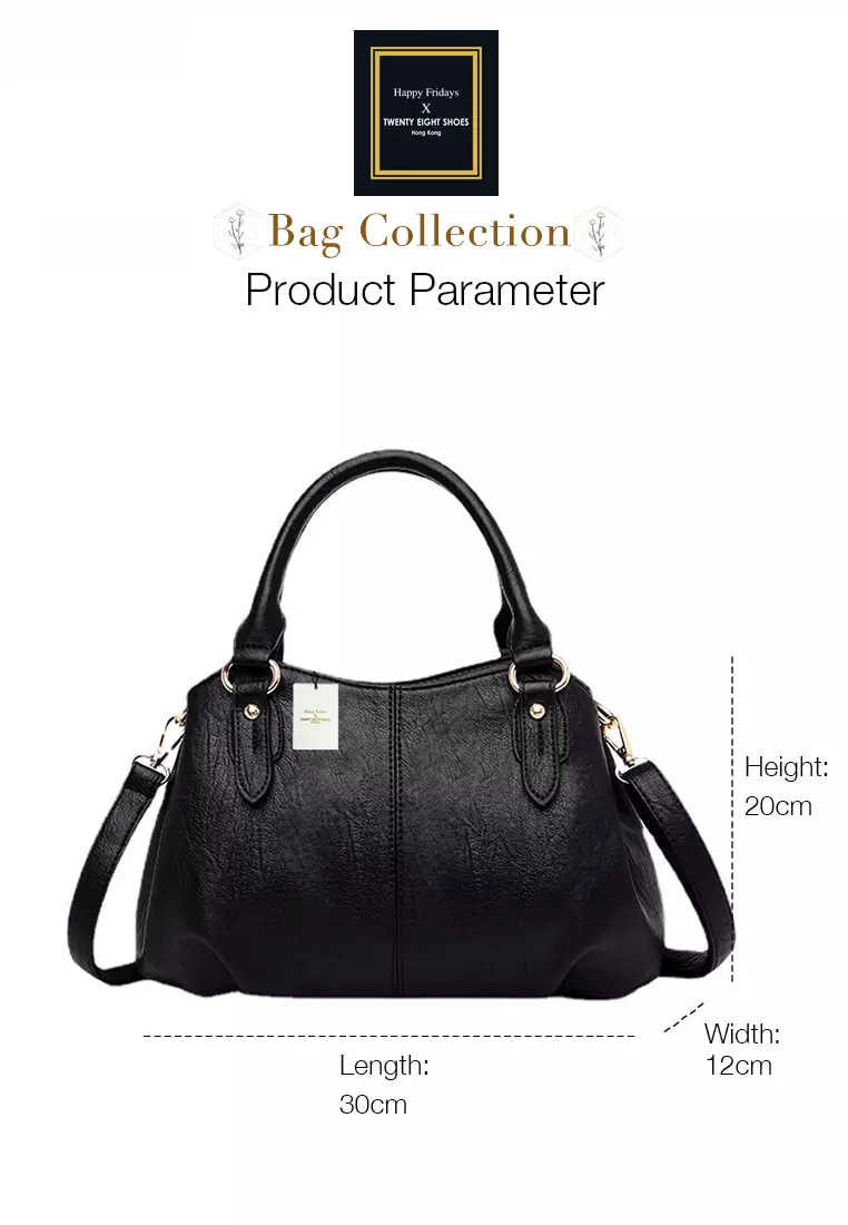 Stylish Textured Faux Leather Three Way Handbag JW HD-2674