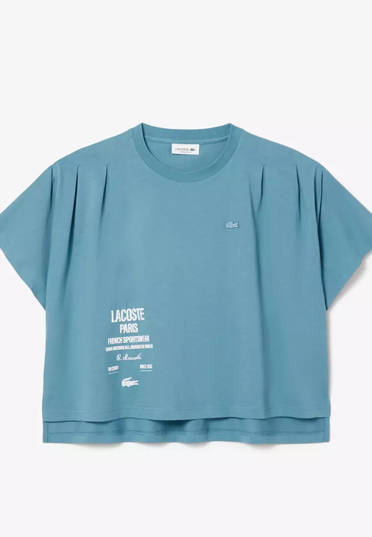 Batwing Sleeve Print T-shirt