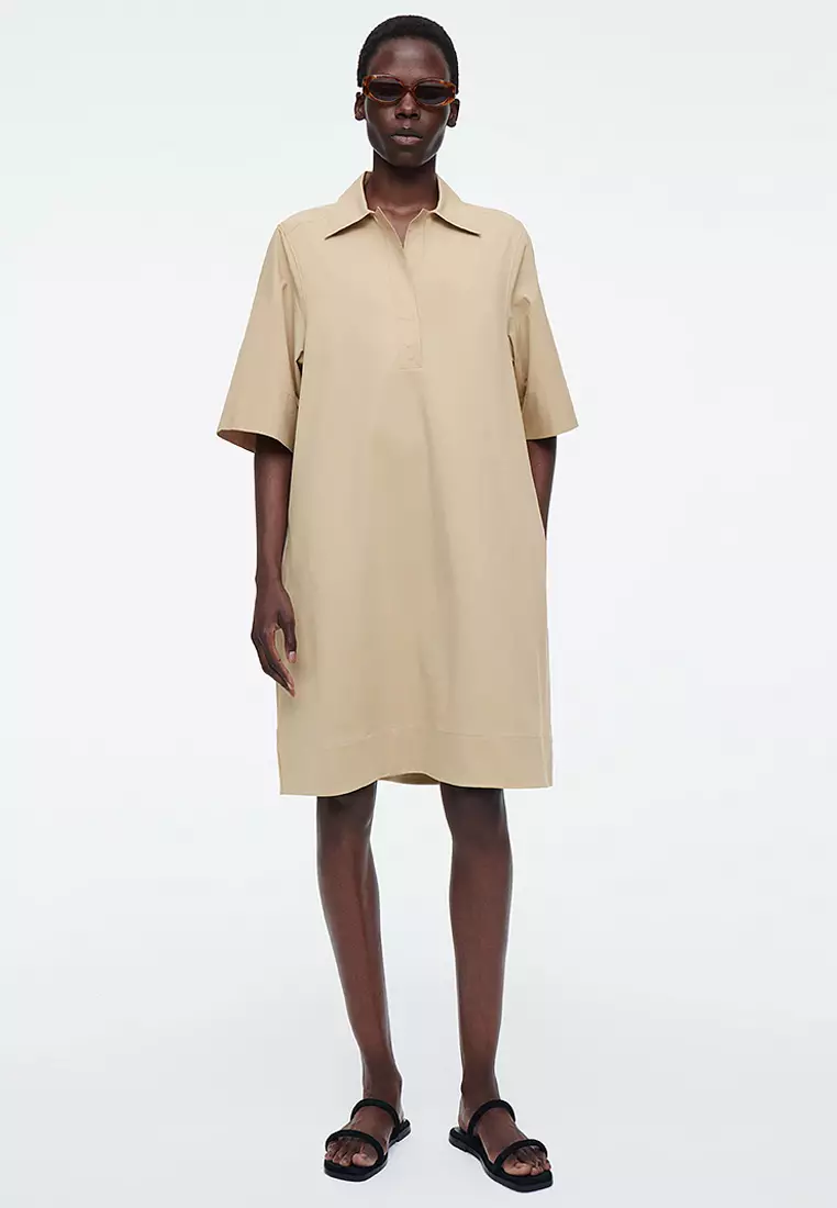 cos oversized shirt dress COS Oversized Poplin Shirt Dress