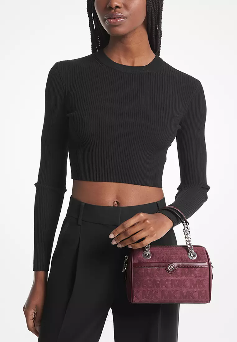 Buy MICHAEL KORS Blaire Extra Small Logo Jacquard Duffel Crossbody