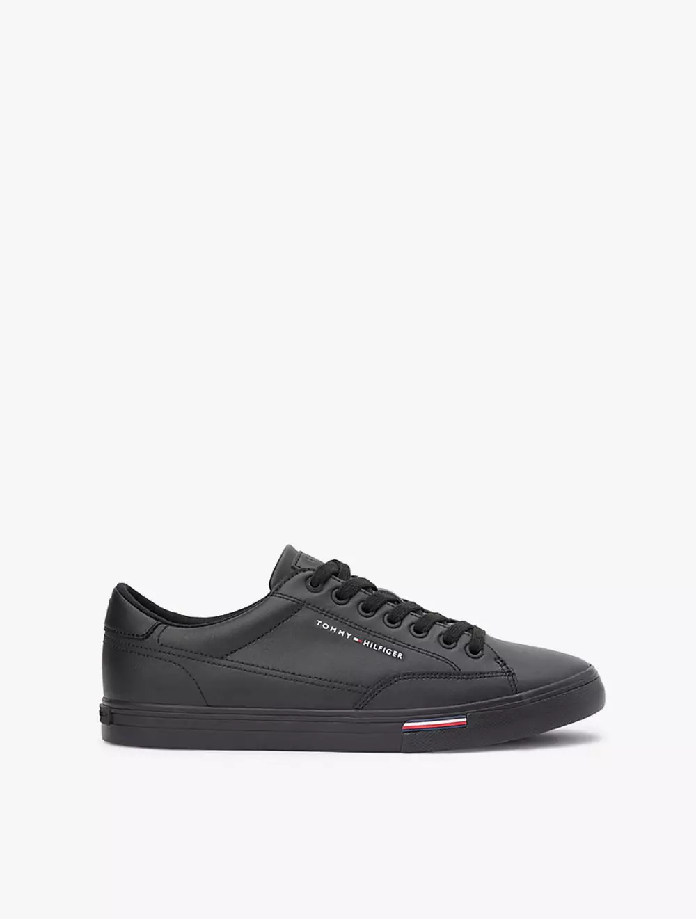 Tommy Hilfiger - Signature Midsole Lace- Up Trainers With Leather