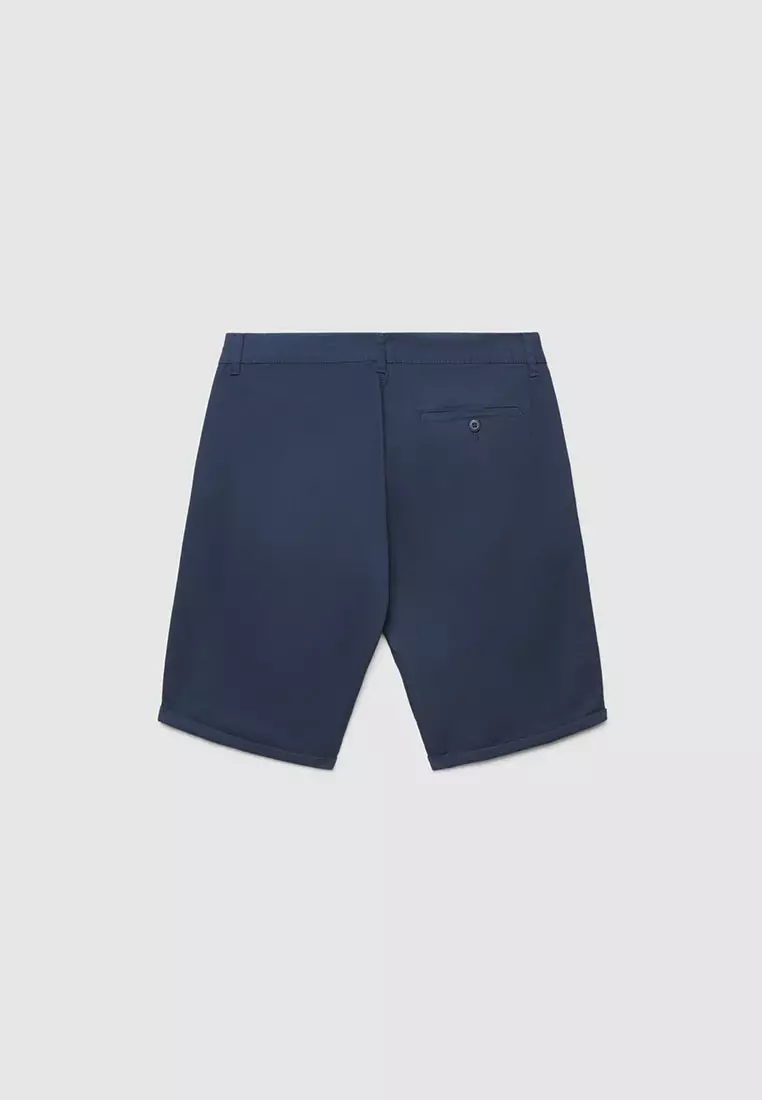 Men's Chino Shorts With Cuffs