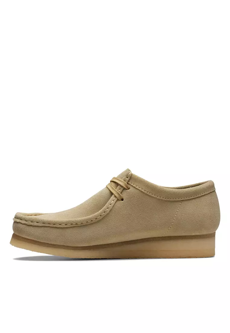 Mens Wallabee Shoes - Maple Suede