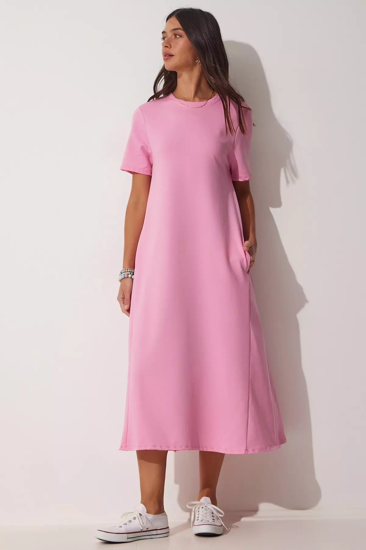 Buy Happiness Istanbul Short Sleeve Midi Dress 2025 Online