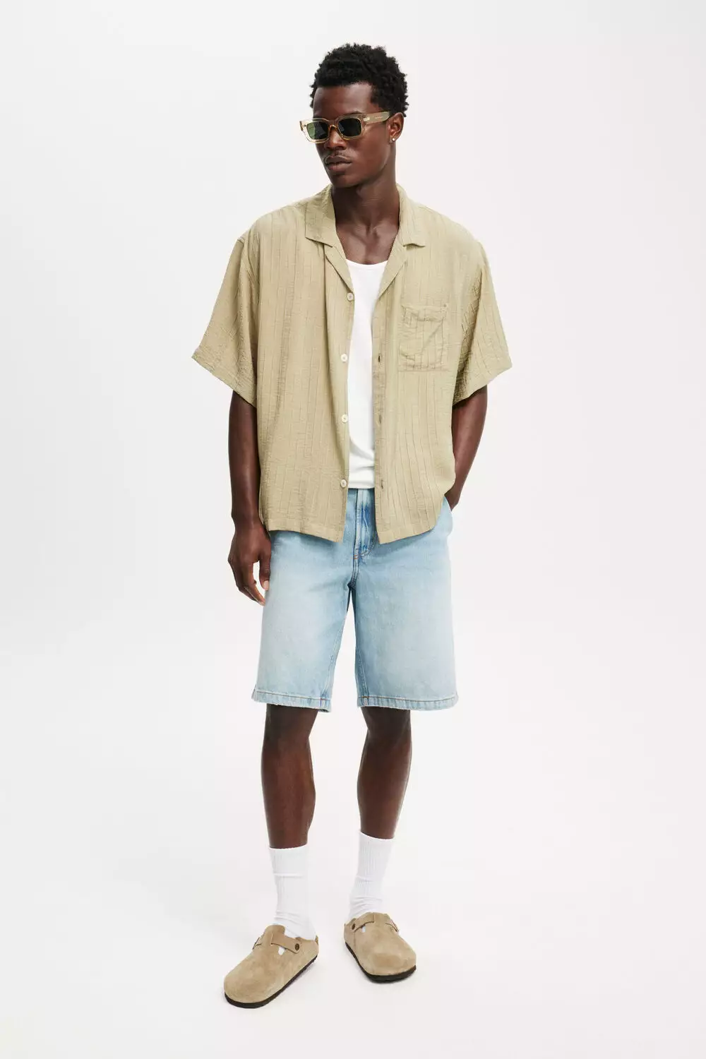 COTTON ON - ATASAN - BOX FIT SHORT SLEEVE SHIRT
