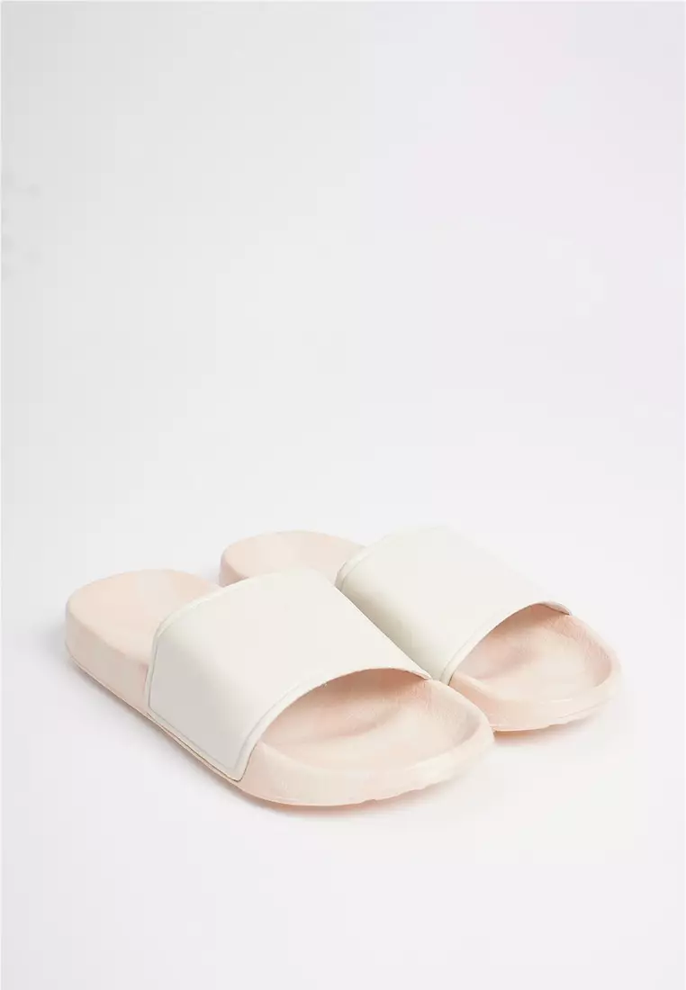 Discount on Penshoppe  shoes - SKU: Women's Regular Slides With Printed Sole