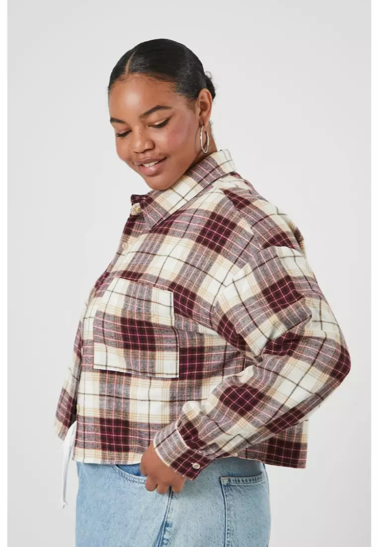 Plaid shirt dress forever 21 outlet