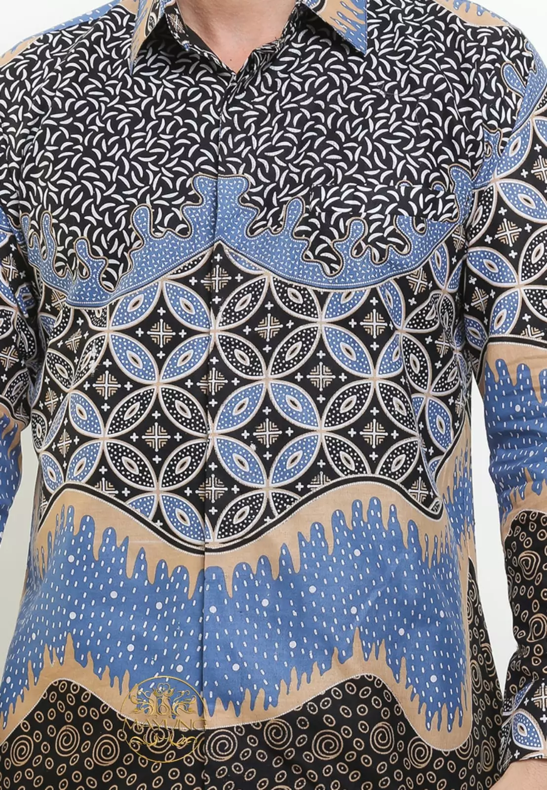 Jayadipa Kemeja Batik Pria Premium Slimfit Modern Lengan Panjang