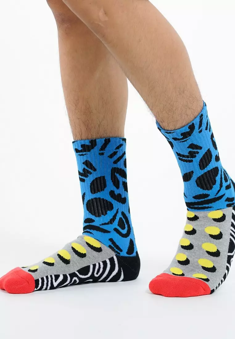 3Second High Cut Socks Mixed 4 OL-050925