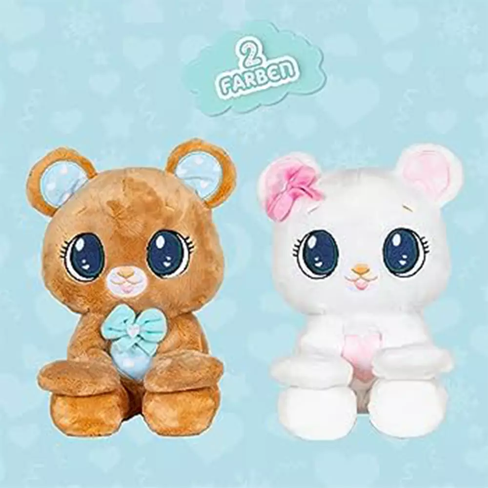 PEEKAPETS  WHITE HUG ME BEAR - Mainan anak