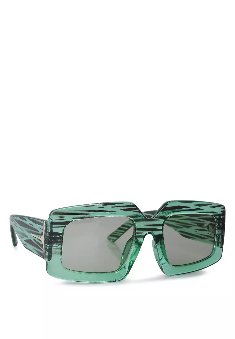 Green designer glasses 2025