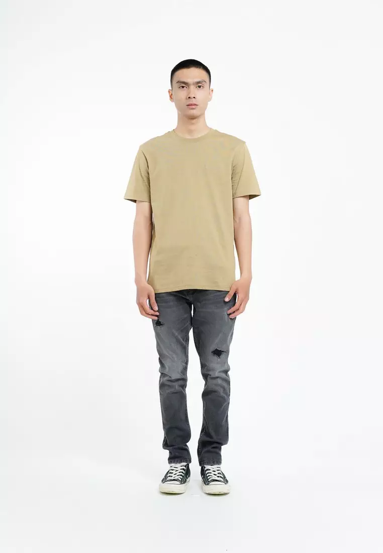 Greenlight Men's T-Shirt Short Sleeve Slim Fit Basic Cotton Dwayne C430924