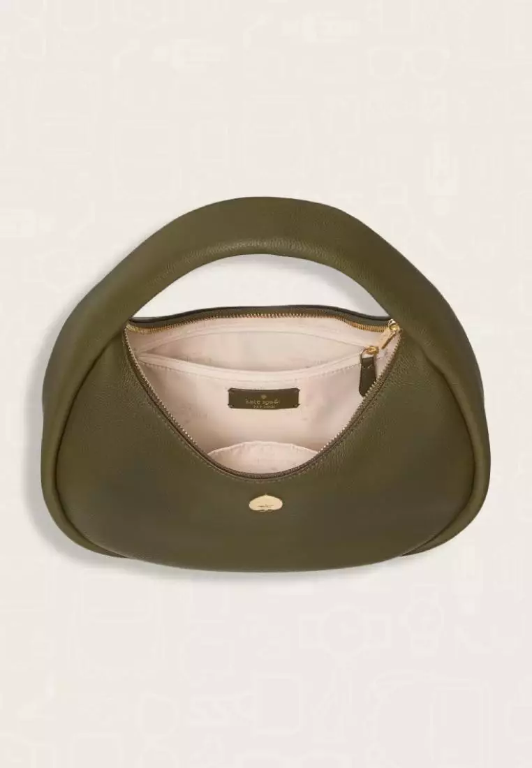 Kate Spade Kayla Large Crescent Shoulder Bag Seaweed