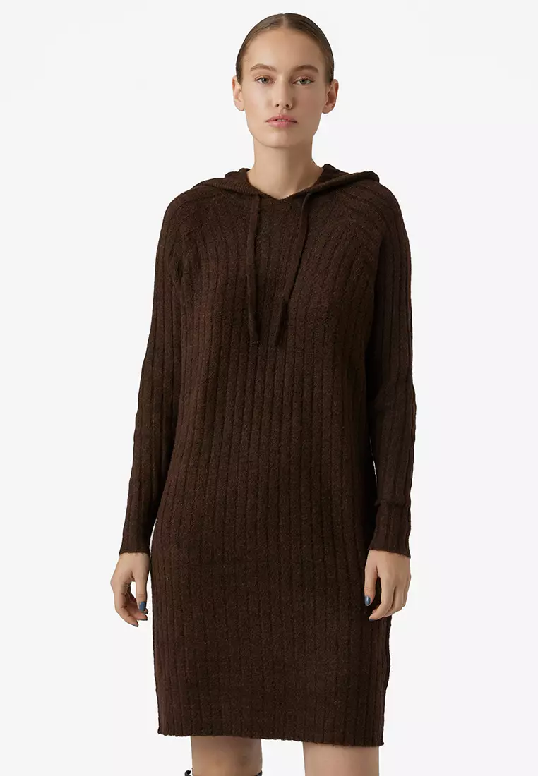 Vero Moda Lulu Lefile Long Sleeves Hood Dress 2024 | Buy Vero Moda ...