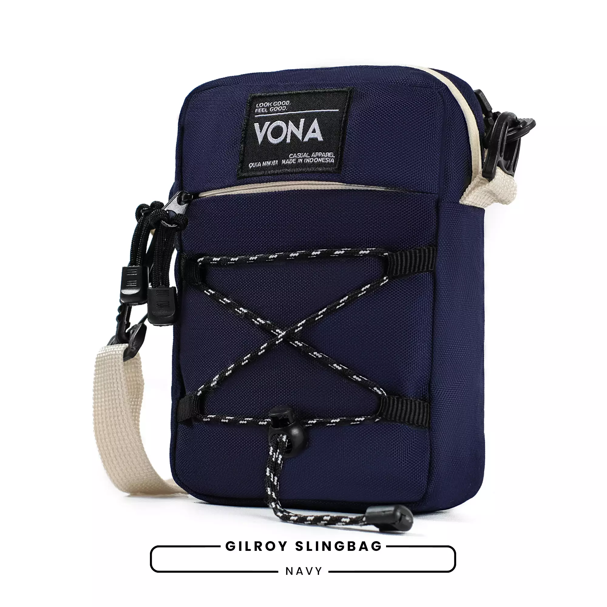 Jual VONA VONA Tas Selempang Pria Small Sling Bag Waterproof - FALLON  Original 2023