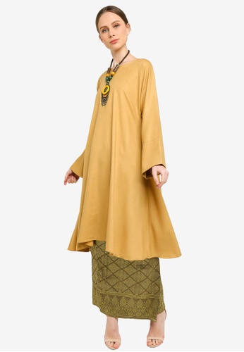 Buy Yans Creation Leyla Kurung Pahang Moden Songket Online On Zalora Singapore