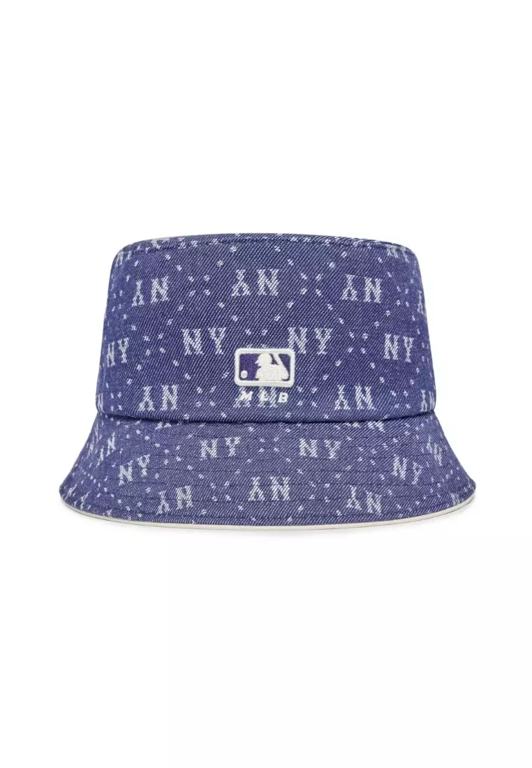 MLB DENIM DIA MONOGRAM BUCKET HAT NEW YORK YANKEES 2025