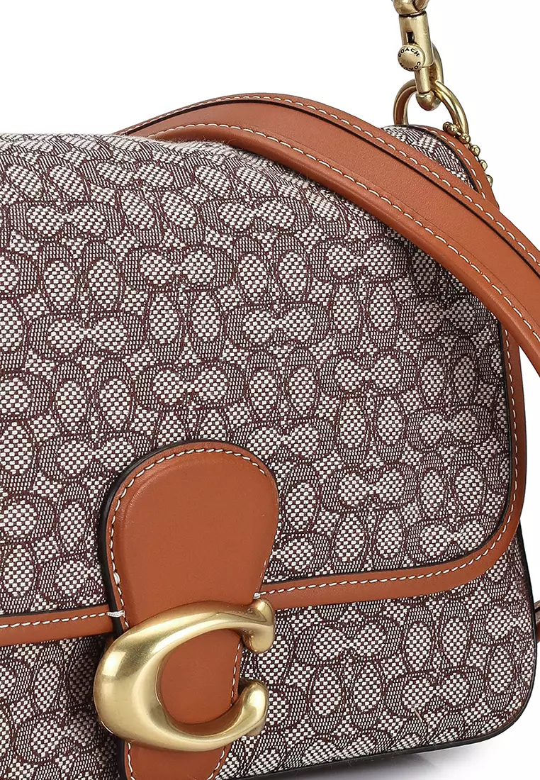 Coach Micro Signature Jacquard Soft Tabby Shoulder Bag (cq) 2024 | Buy ...