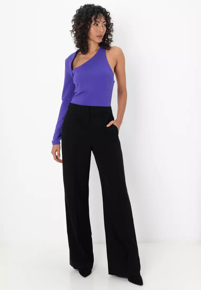 Asymmetric Jersey Party Top
