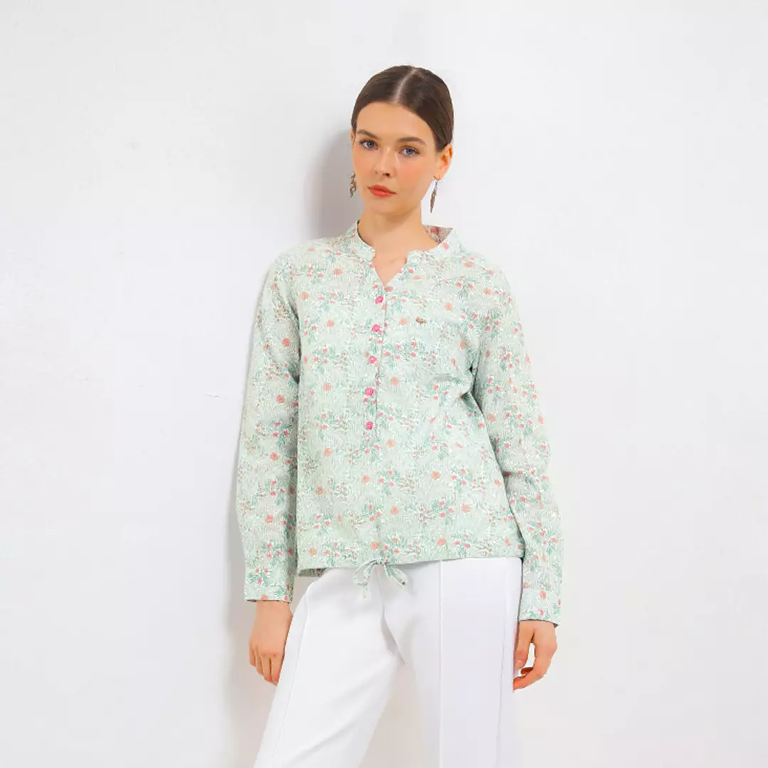 Triset Casual Pakaian Wanita Blouse - TR309840811