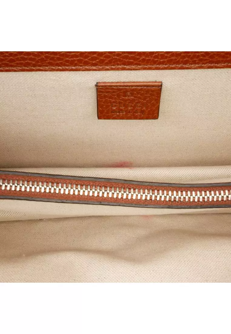 Pre-Loved Gucci Small Gg Denim Dionysus Shoulder Bag