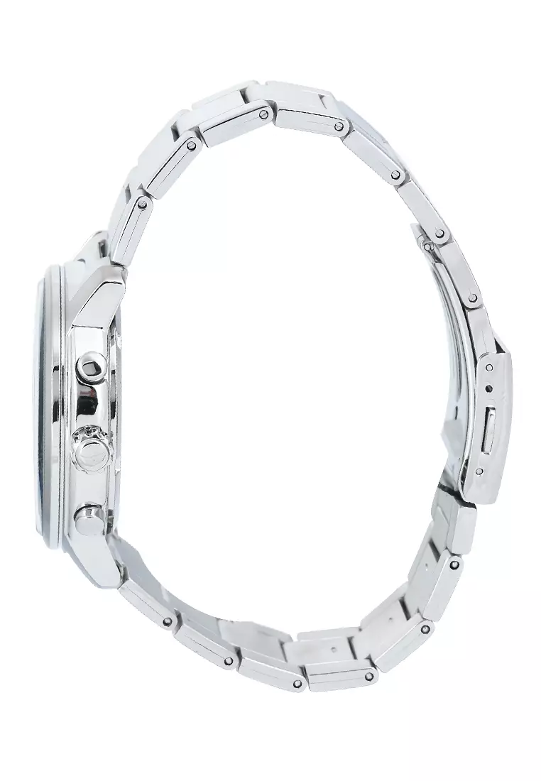 Seiko SNN221P1 - Jam Tangan Analog Pria - Silver Case White Dial Stainless Steel