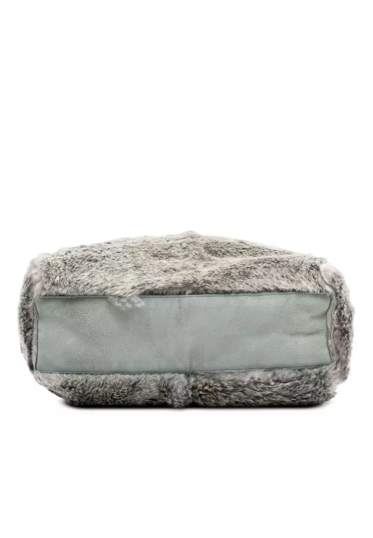 Pre-Loved Chanel Cc Lapin Fur Tote